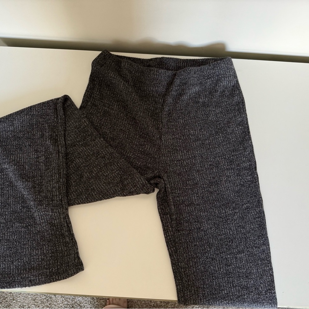 Gray Knit Pants